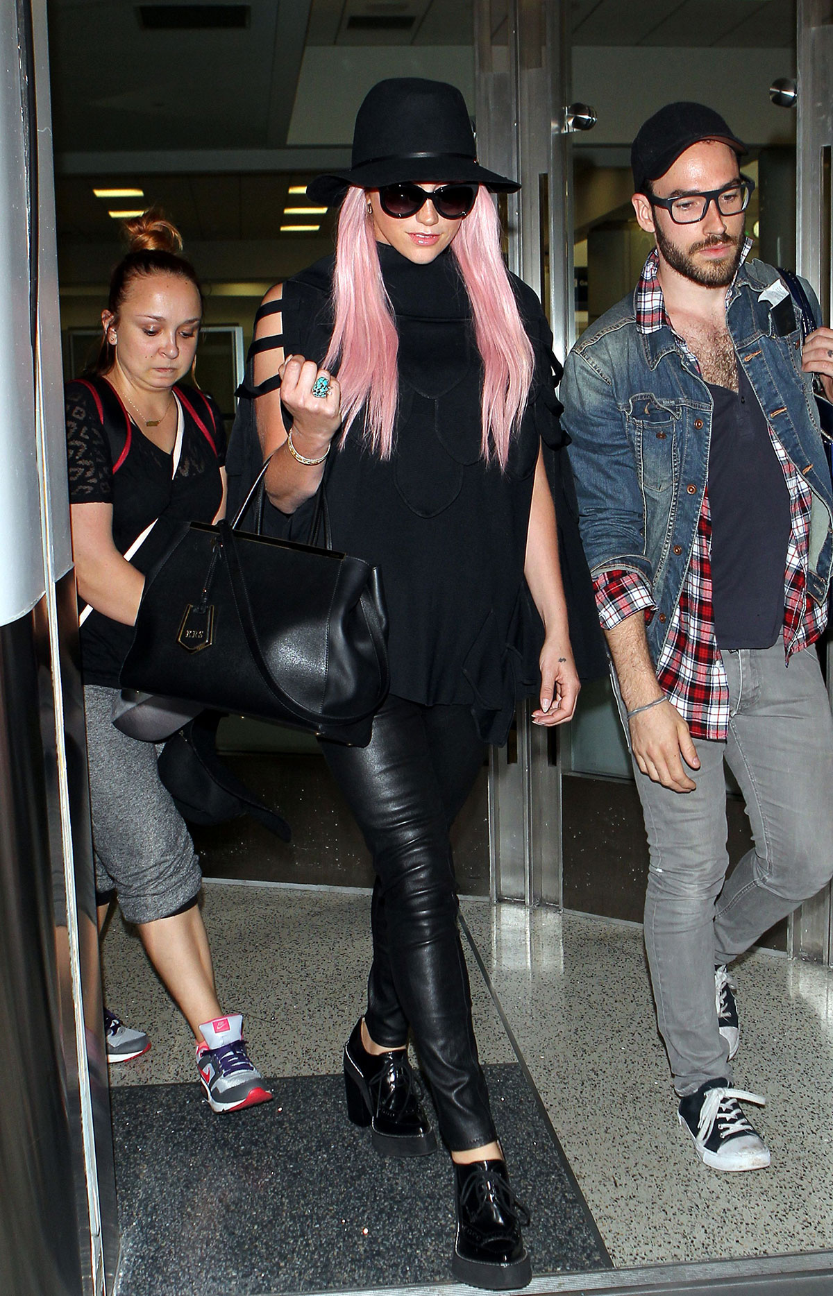 Kesha is seen at LAX