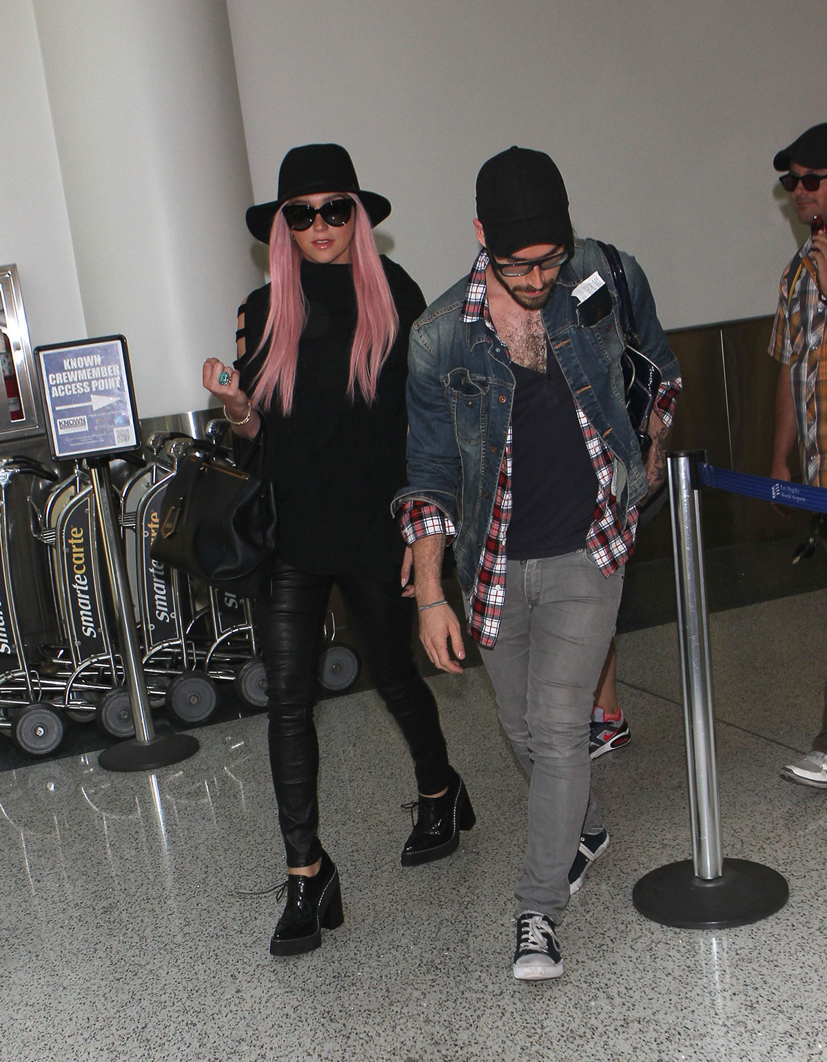 Kesha is seen at LAX