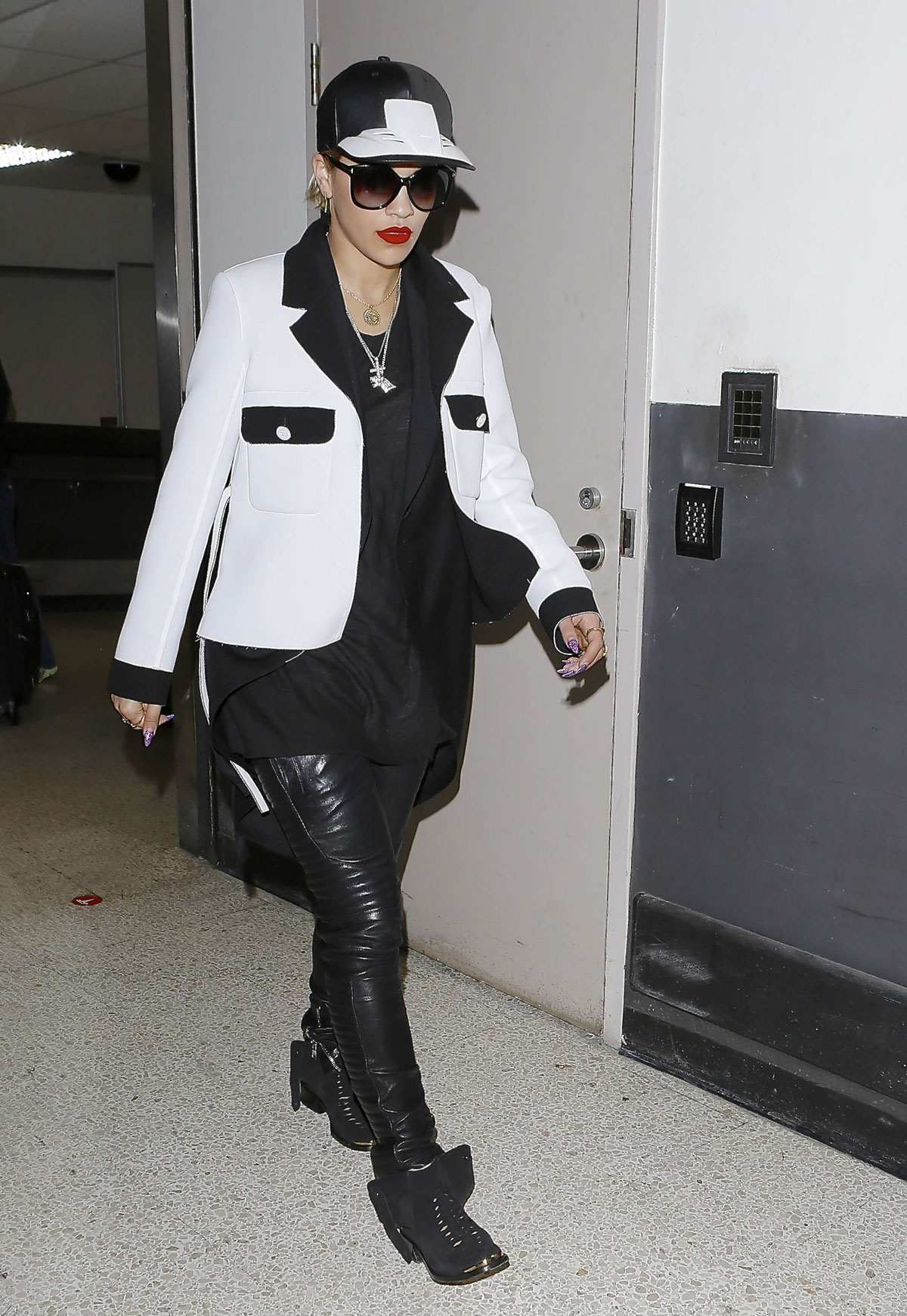 Rita Ora arriving at LAX airport