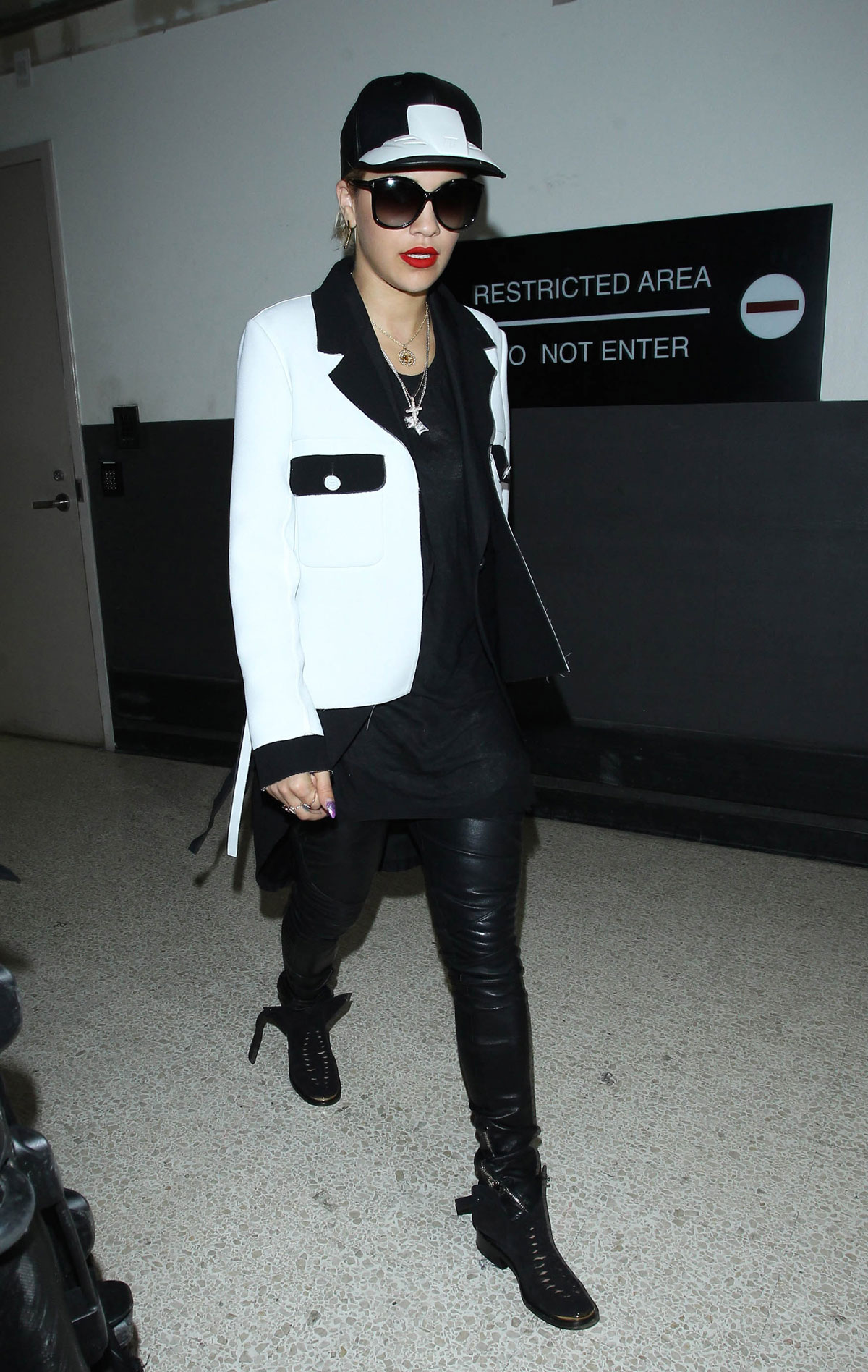 Rita Ora arriving at LAX airport