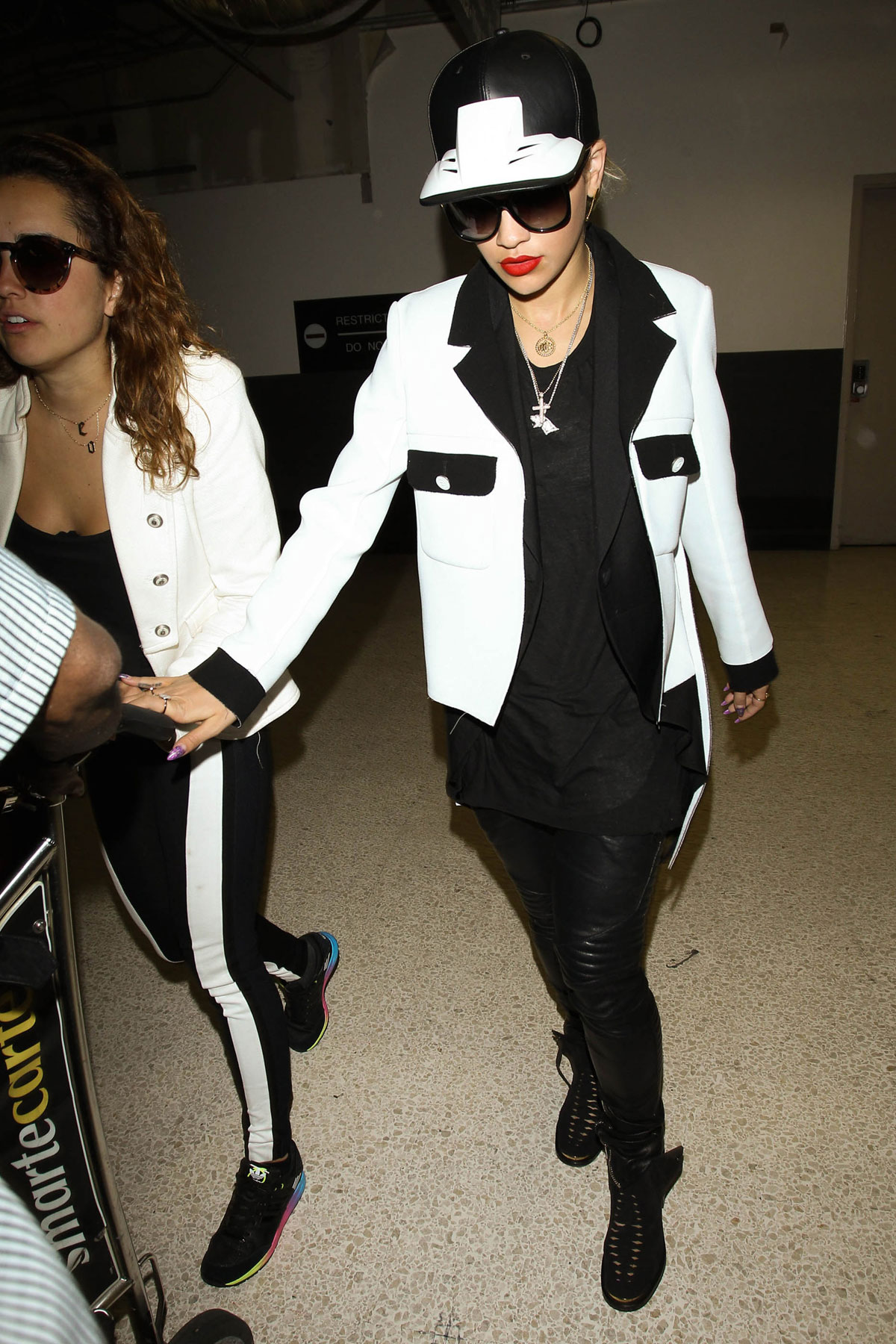 Rita Ora arriving at LAX airport