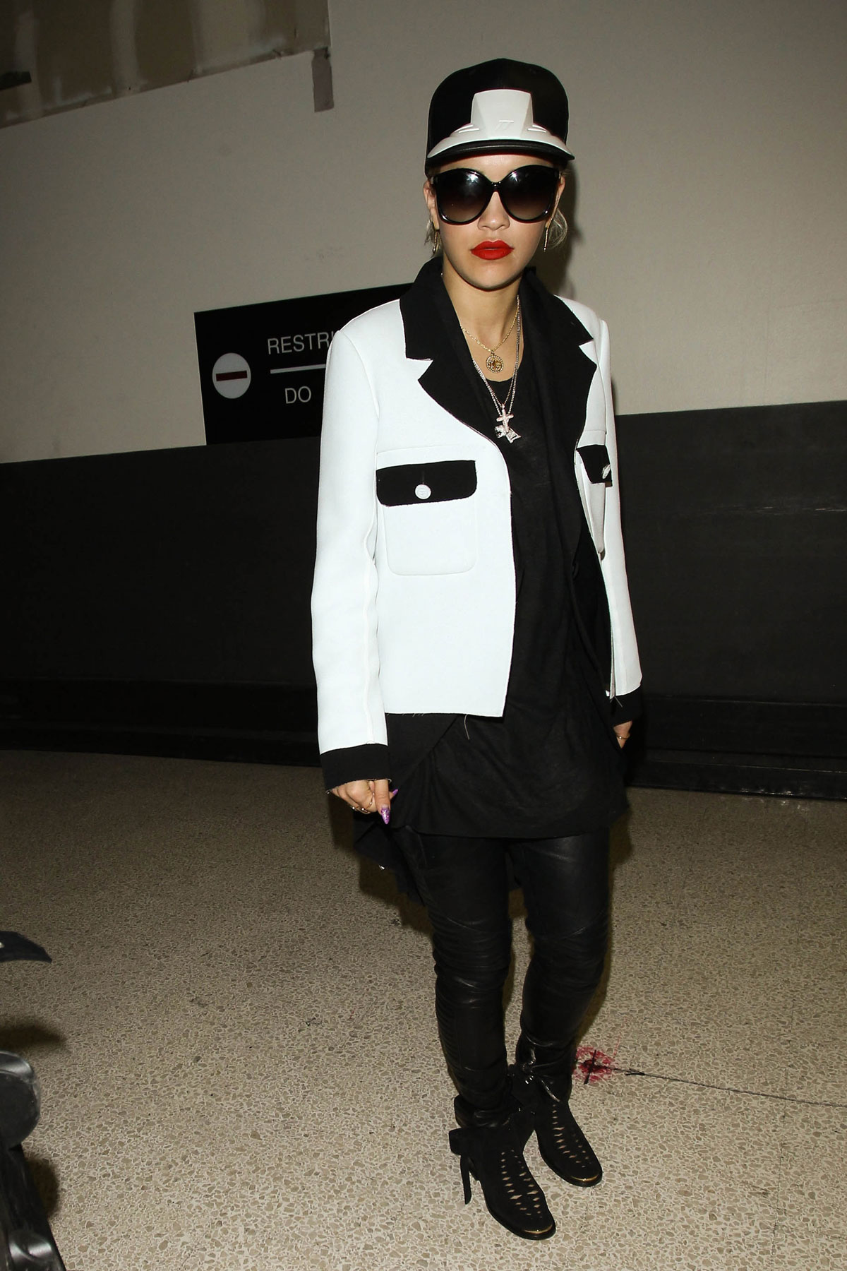 Rita Ora arriving at LAX airport