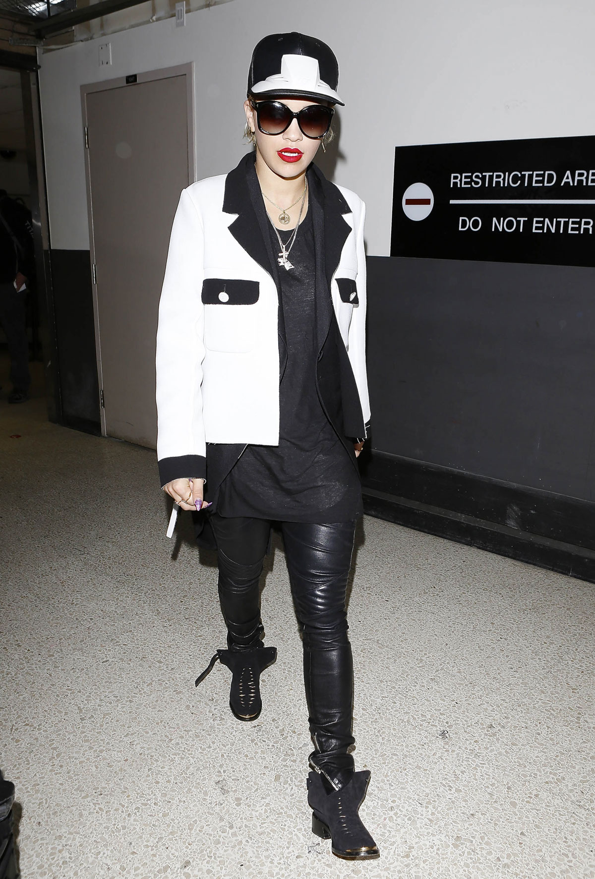 Rita Ora arriving at LAX airport