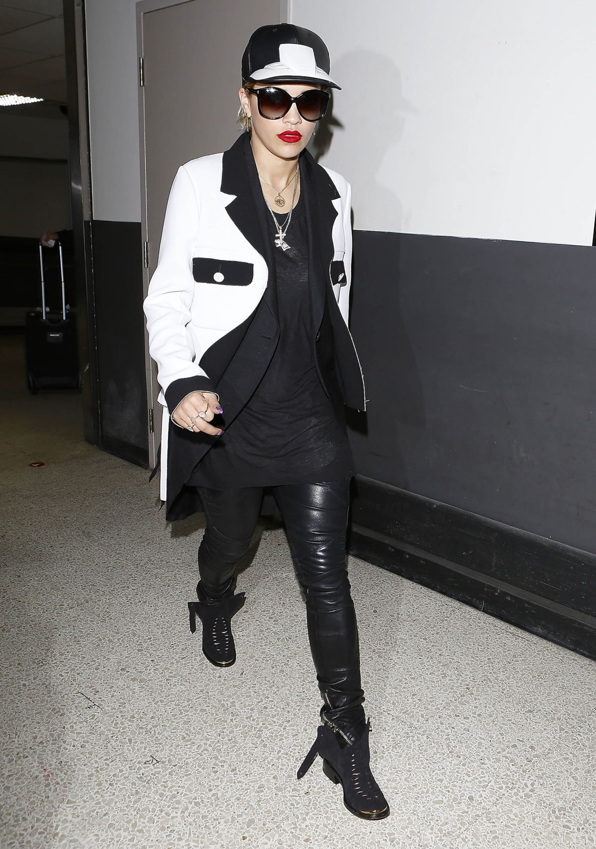 Rita Ora arriving at LAX airport