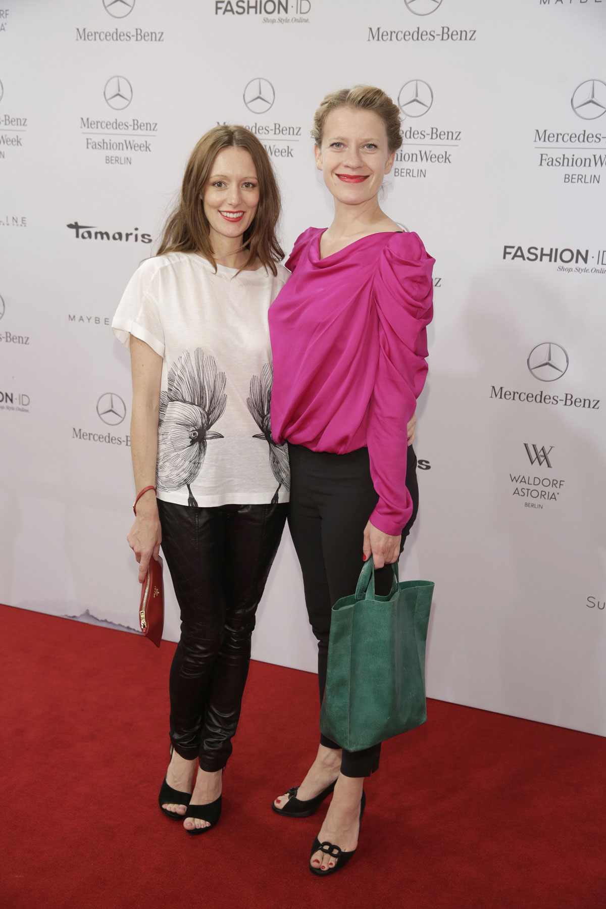 German celebs attend Mercedes-Benz Fashion Week Spring Summer 2015
