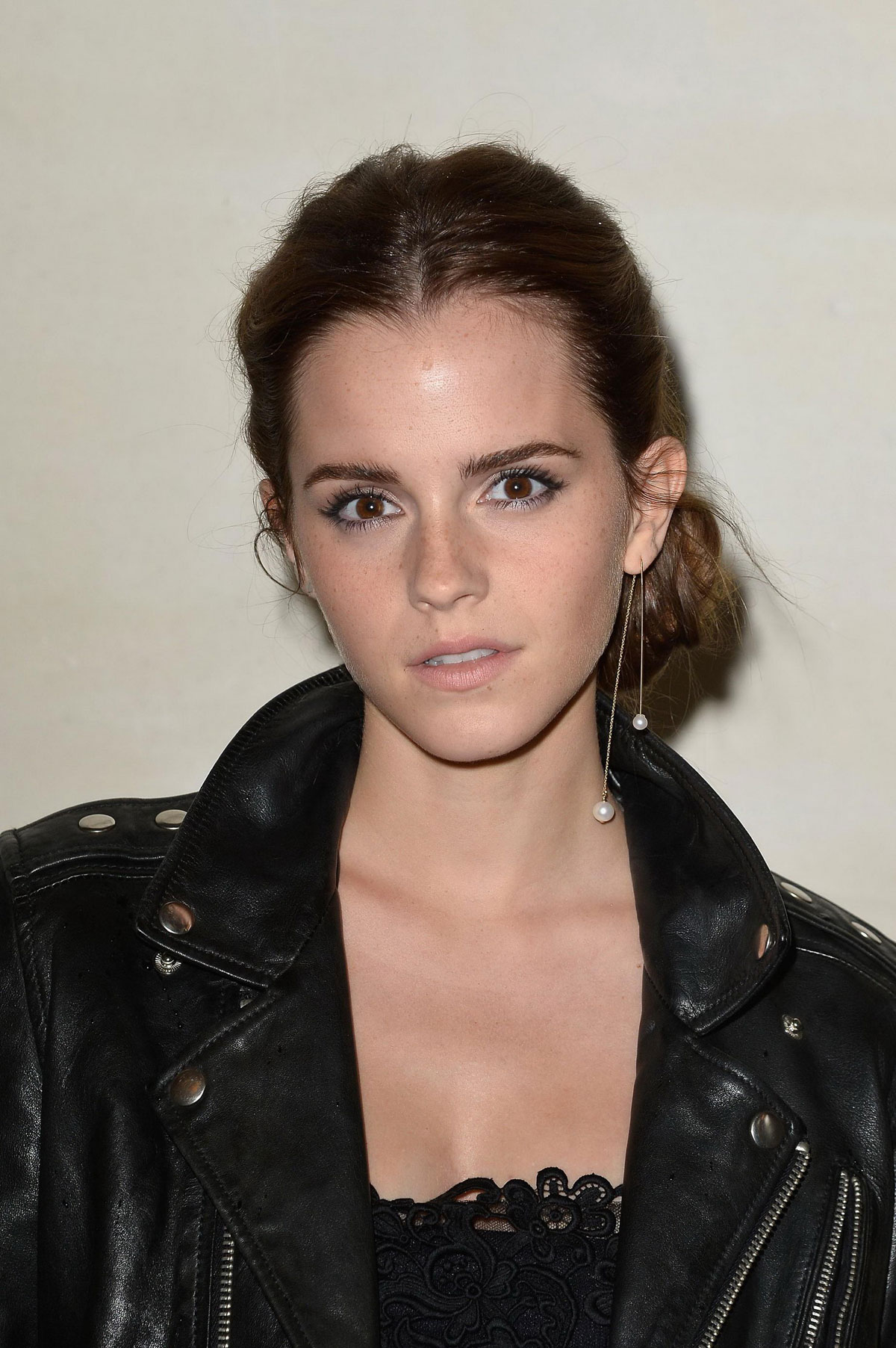 Emma Watson attends Valentino Show Haute Couture Fall Winter