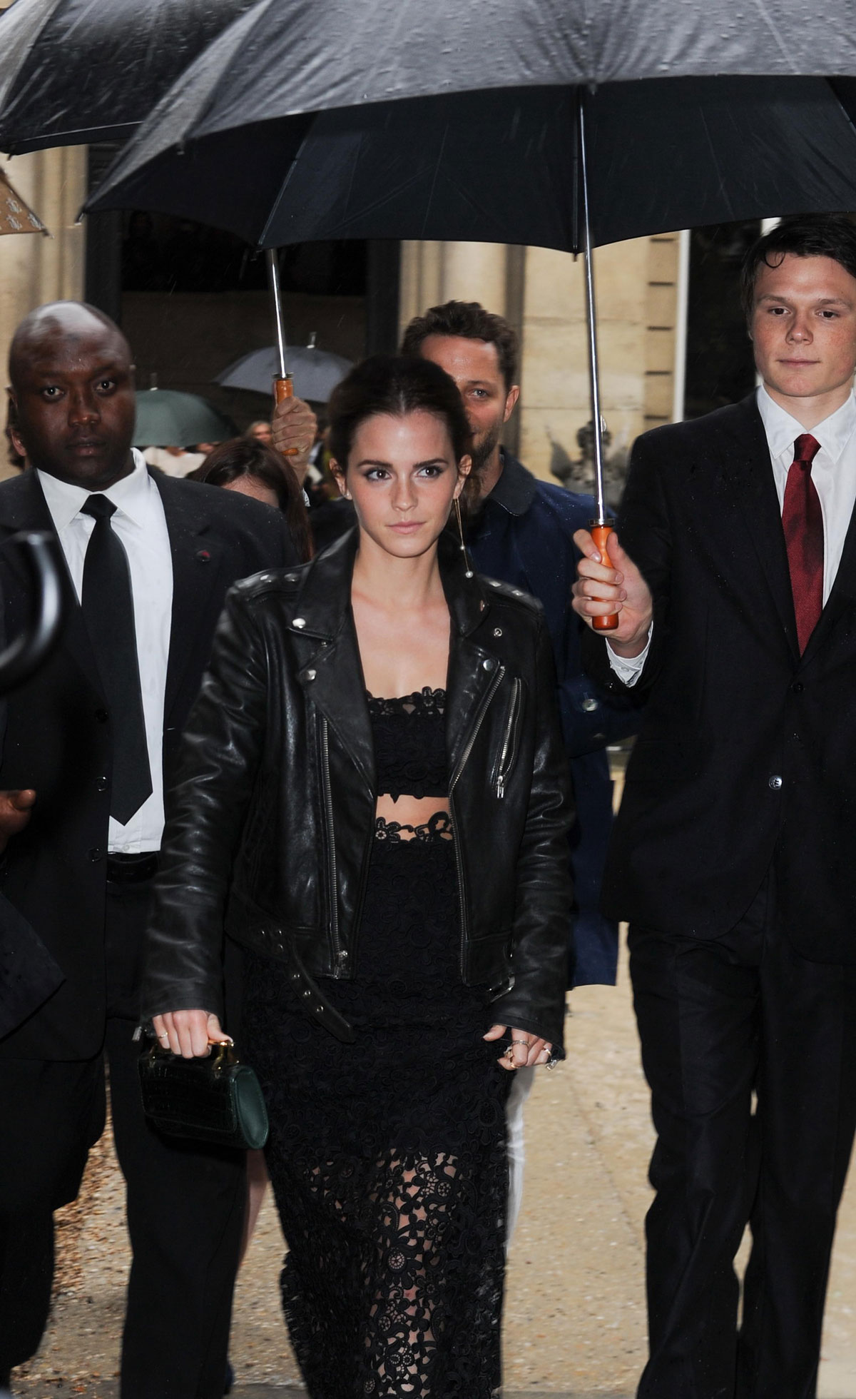 Emma Watson attends Valentino Show Haute Couture Fall Winter