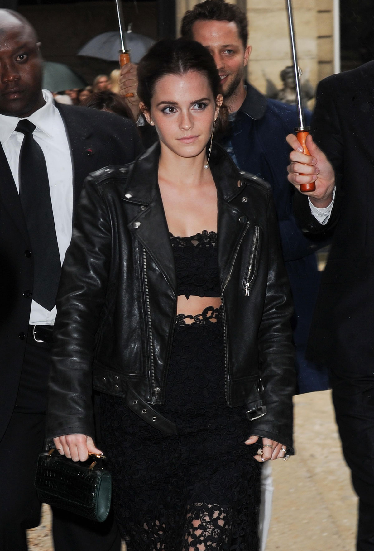 Emma Watson attends Valentino Show Haute Couture Fall Winter