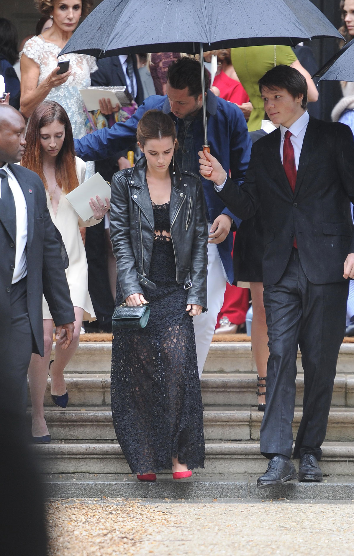 Emma Watson attends Valentino Show Haute Couture Fall Winter