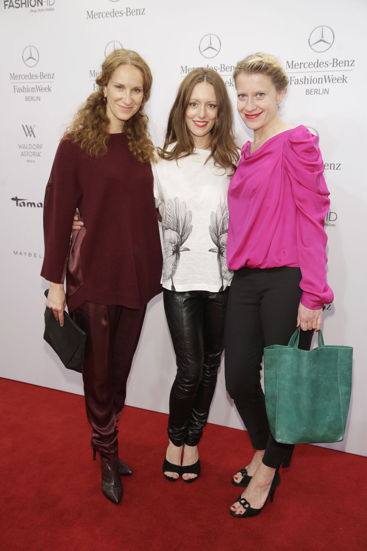 German celebs attend Mercedes-Benz Fashion Week Spring Summer 2015 - part 2