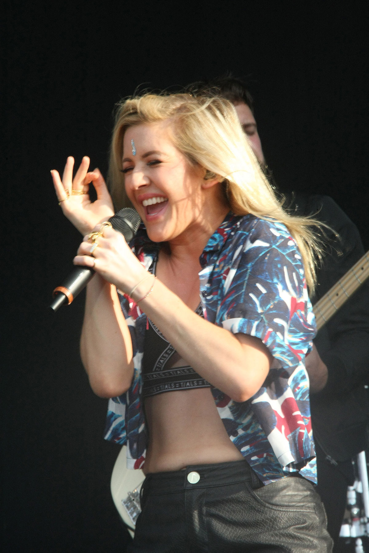 Ellie Goulding performs at Marley Park