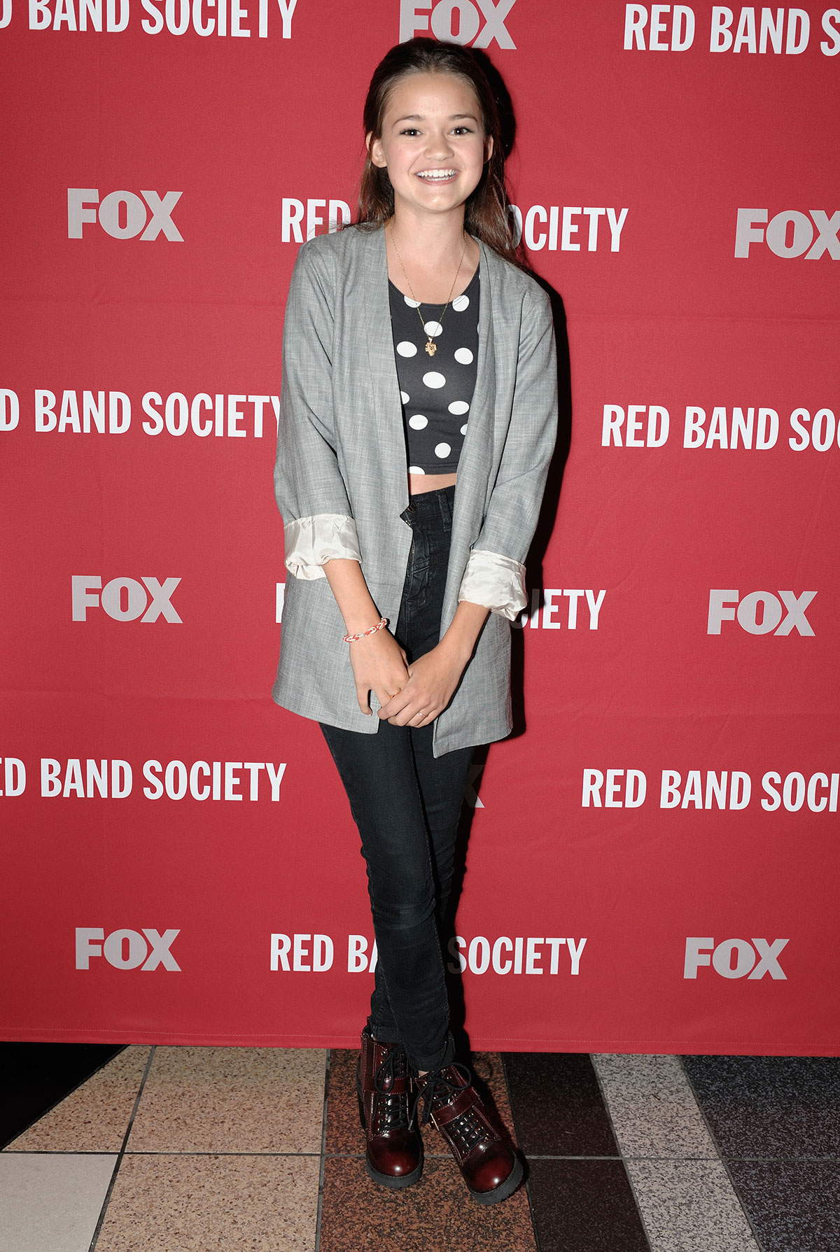 Rebecca Rittenhouse attends the Red Band Society screening