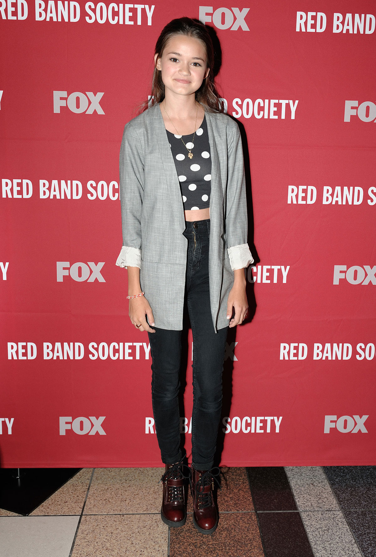 Rebecca Rittenhouse attends the Red Band Society screening