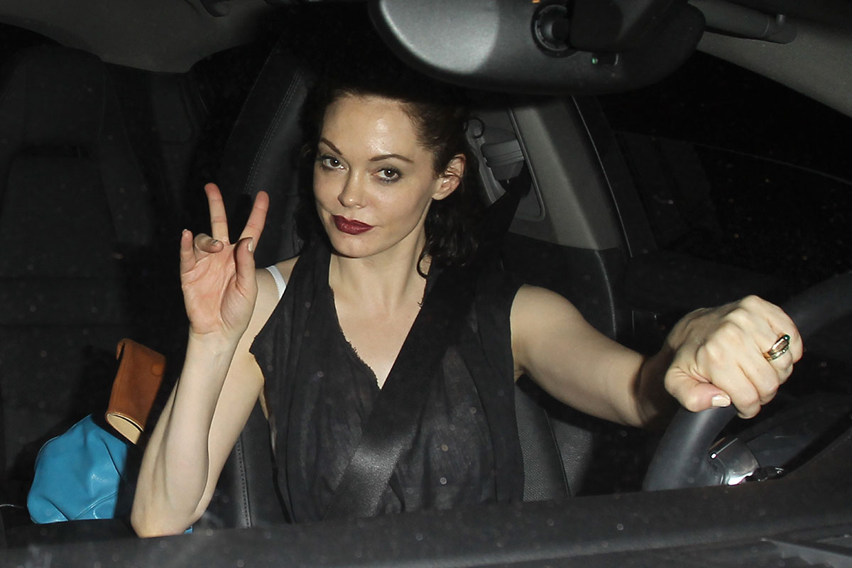 Rose McGowan at Chateau Marmont
