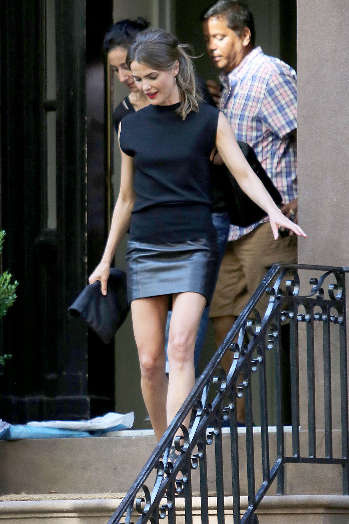 Keri Russell out and about candids