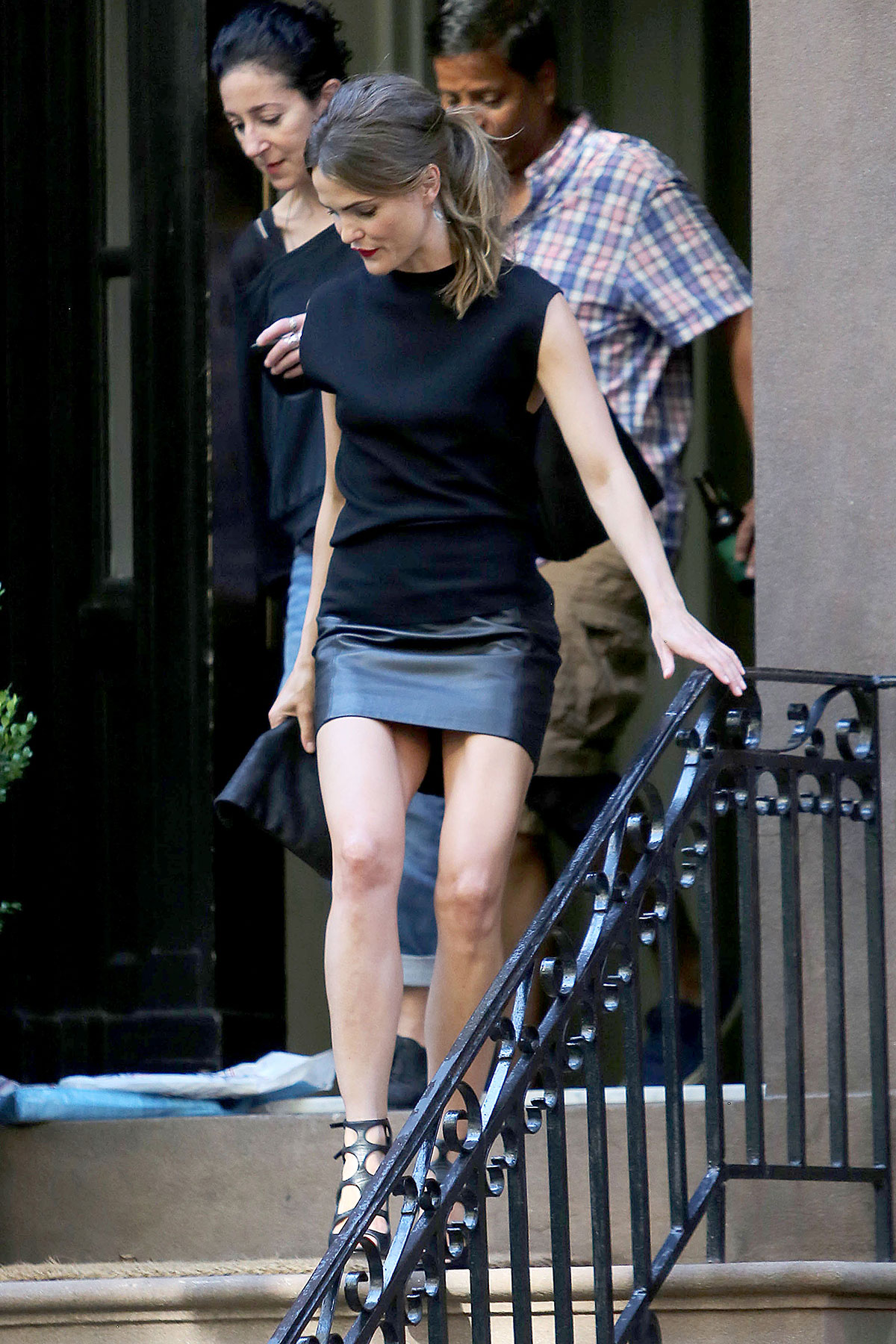 Keri Russell out and about candids