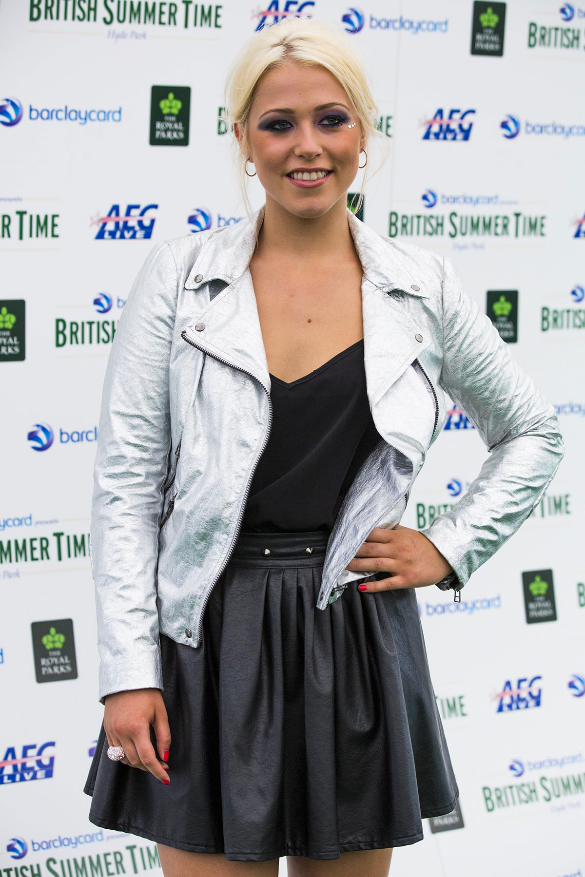 Amelia Lily backstage at British Summer Time Festival