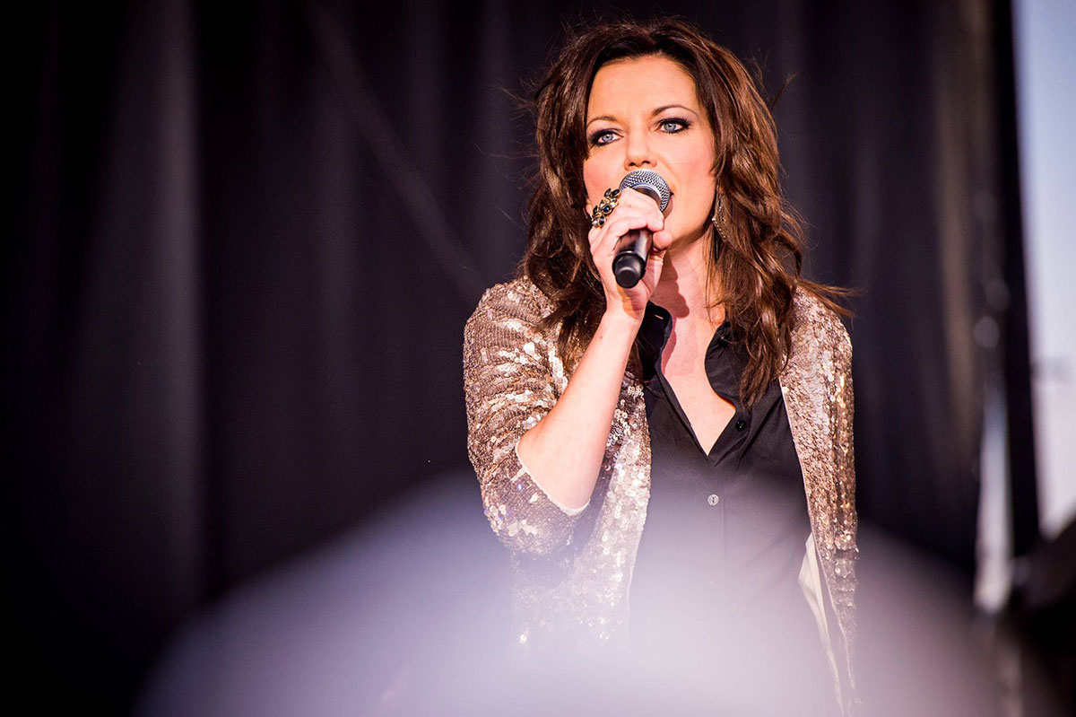 Martina McBride performs at Hawkfest 2014