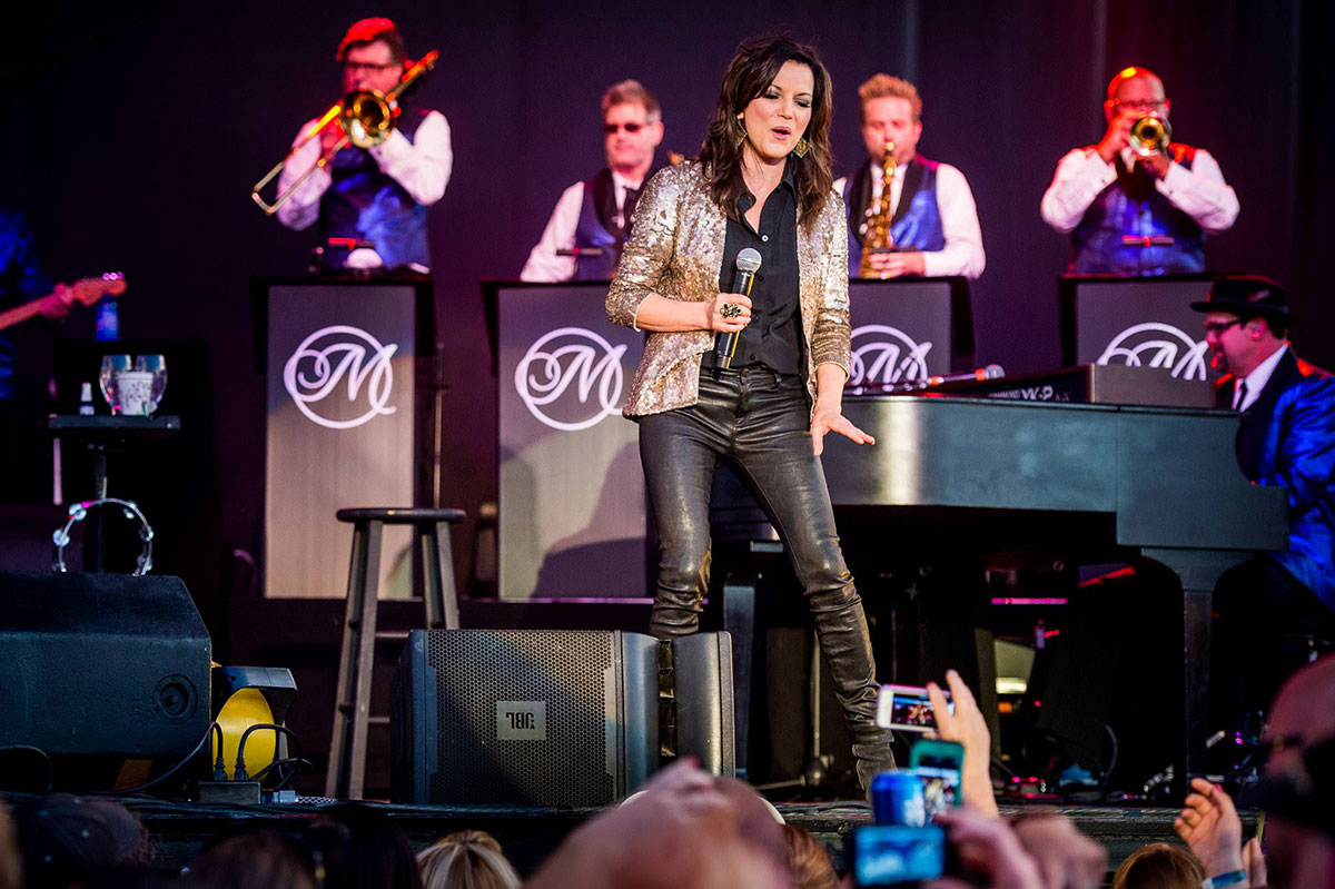 Martina McBride performs at Hawkfest 2014