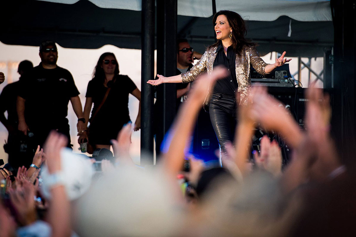 Martina McBride performs at Hawkfest 2014