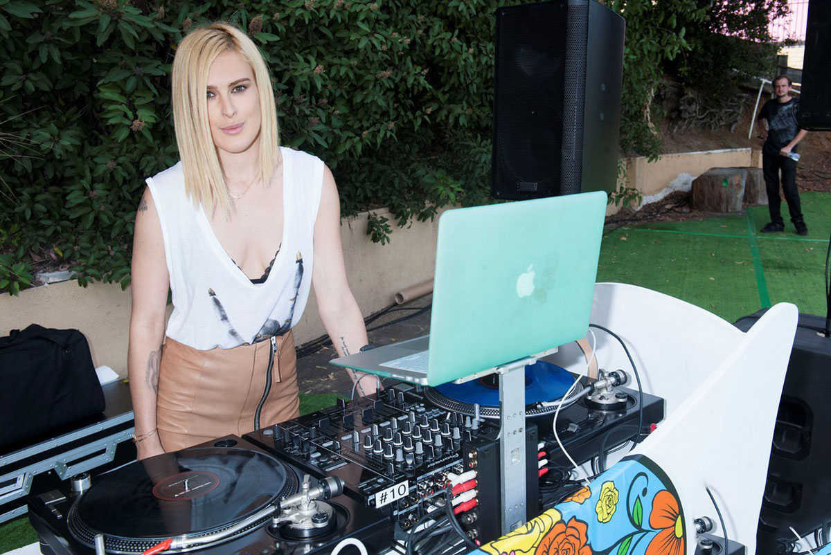 Rumer Willis attends 2014 Just Jared Summer Fiesta