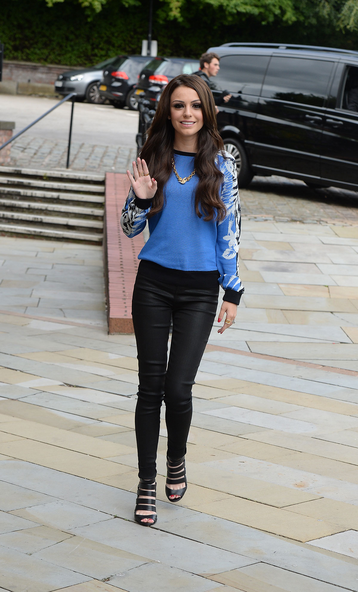 Cher Lloyd arrives at Key 103 Radio Station