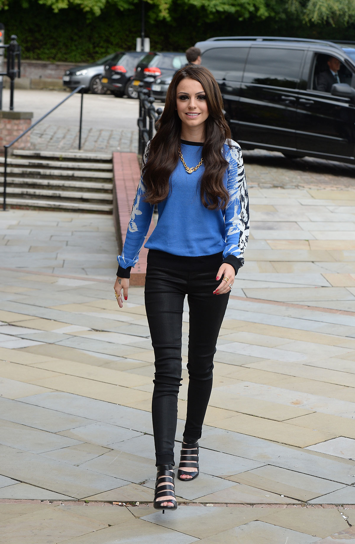 Cher Lloyd arrives at Key 103 Radio Station