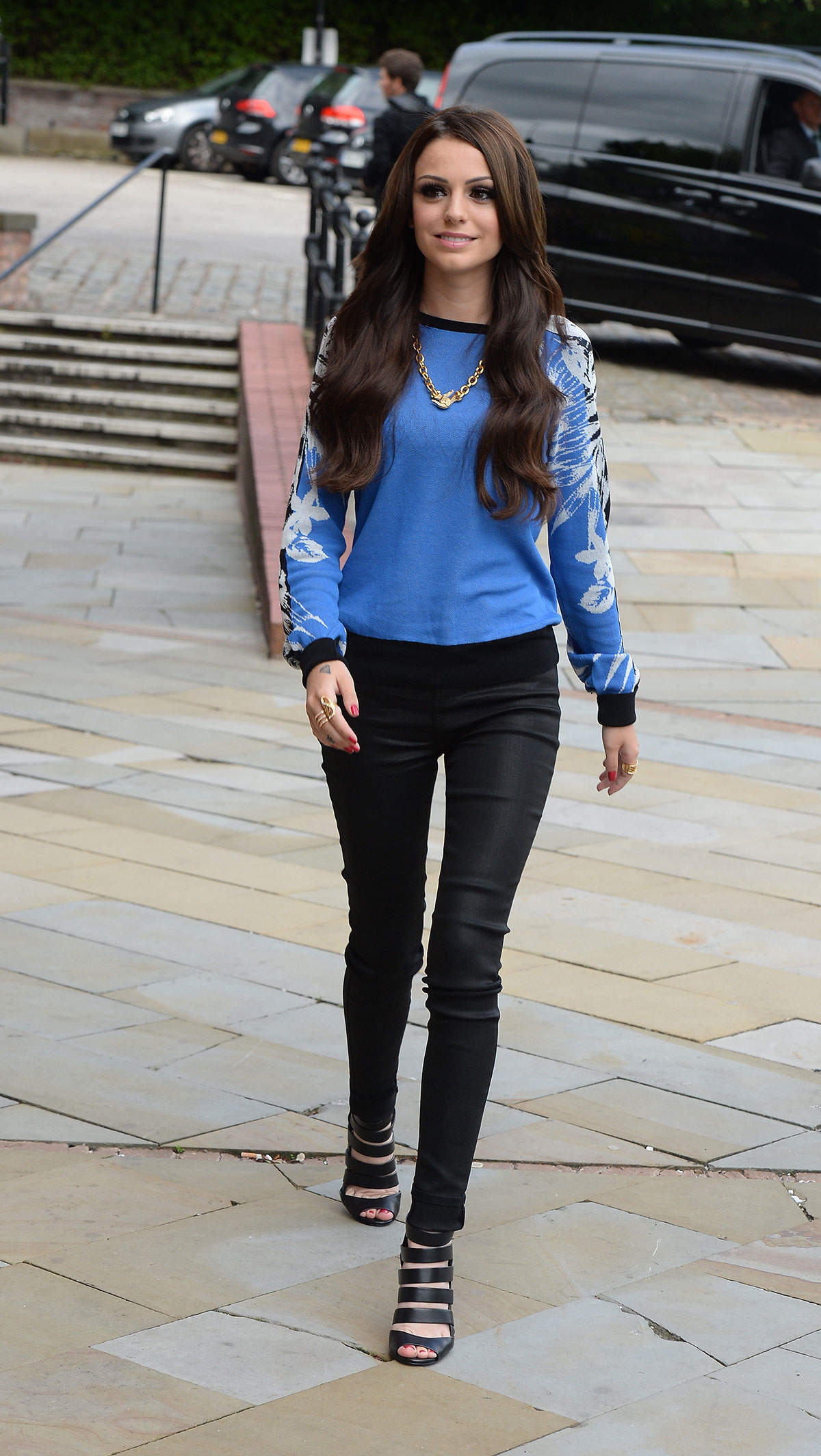 Cher Lloyd arrives at Key 103 Radio Station