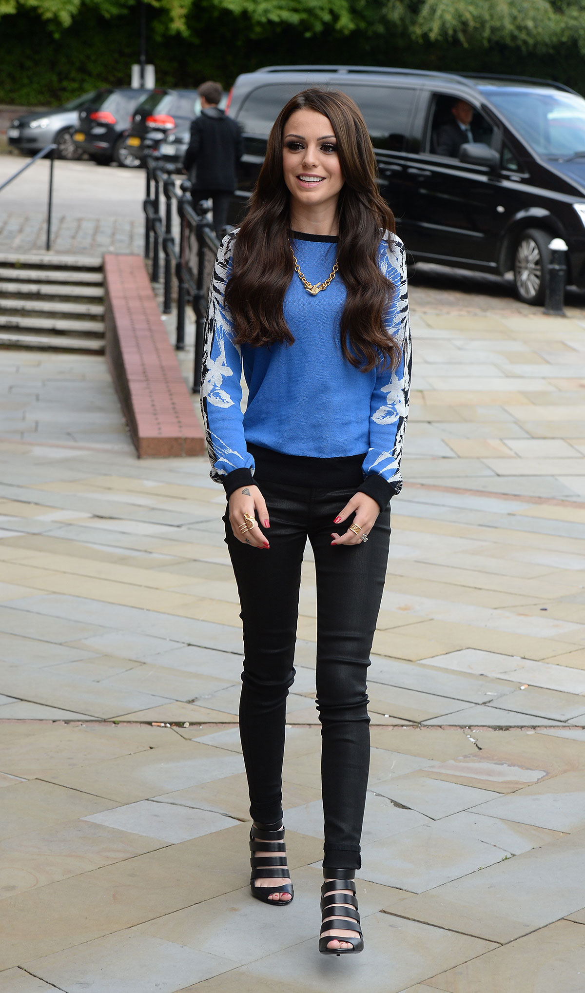 Cher Lloyd arrives at Key 103 Radio Station