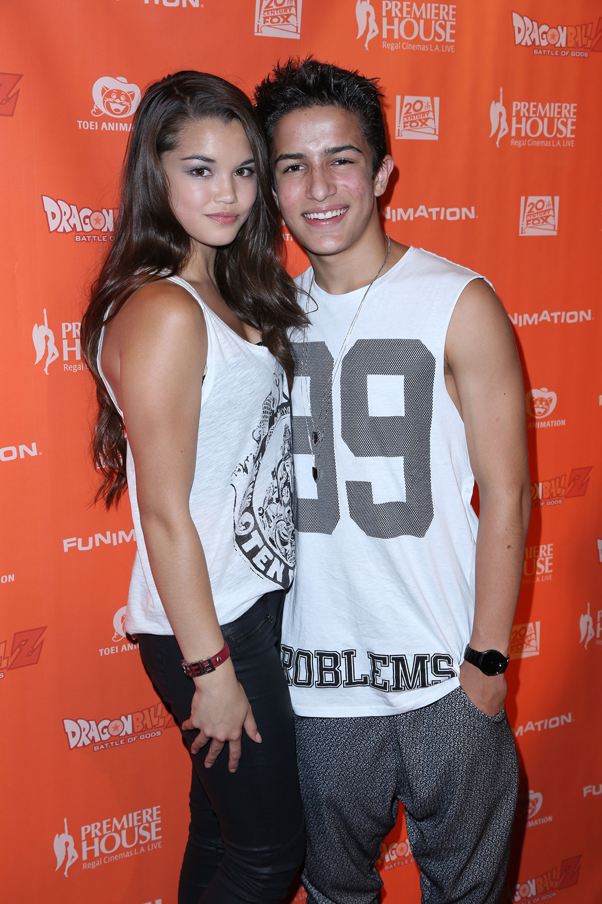 Paris Berelc attends Dragon Ball Z Battle of Gods Premiere