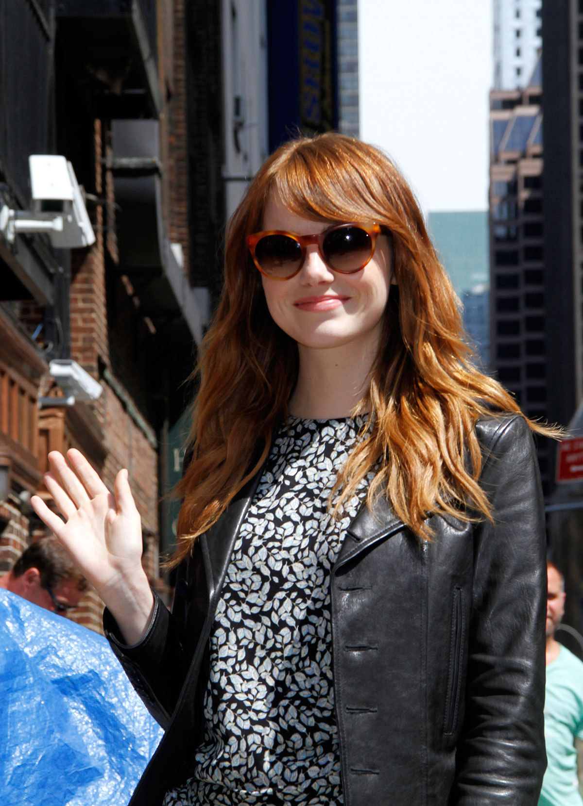 Emma Stone at Late Show with David Letterman