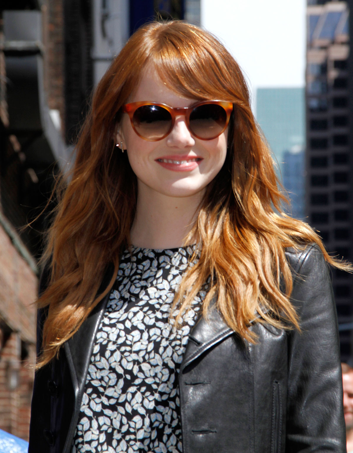 Emma Stone at Late Show with David Letterman