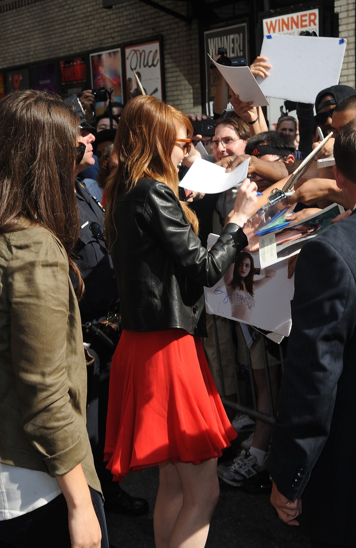 Emma Stone at Late Show with David Letterman