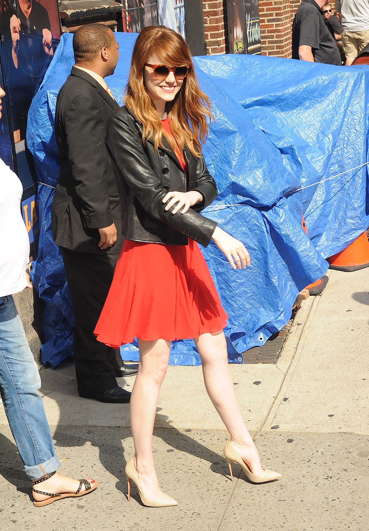 Emma Stone at Late Show with David Letterman