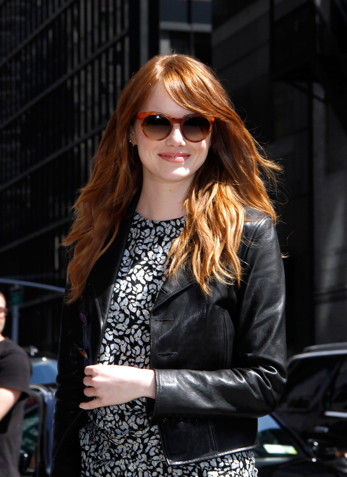 Emma Stone at Late Show with David Letterman