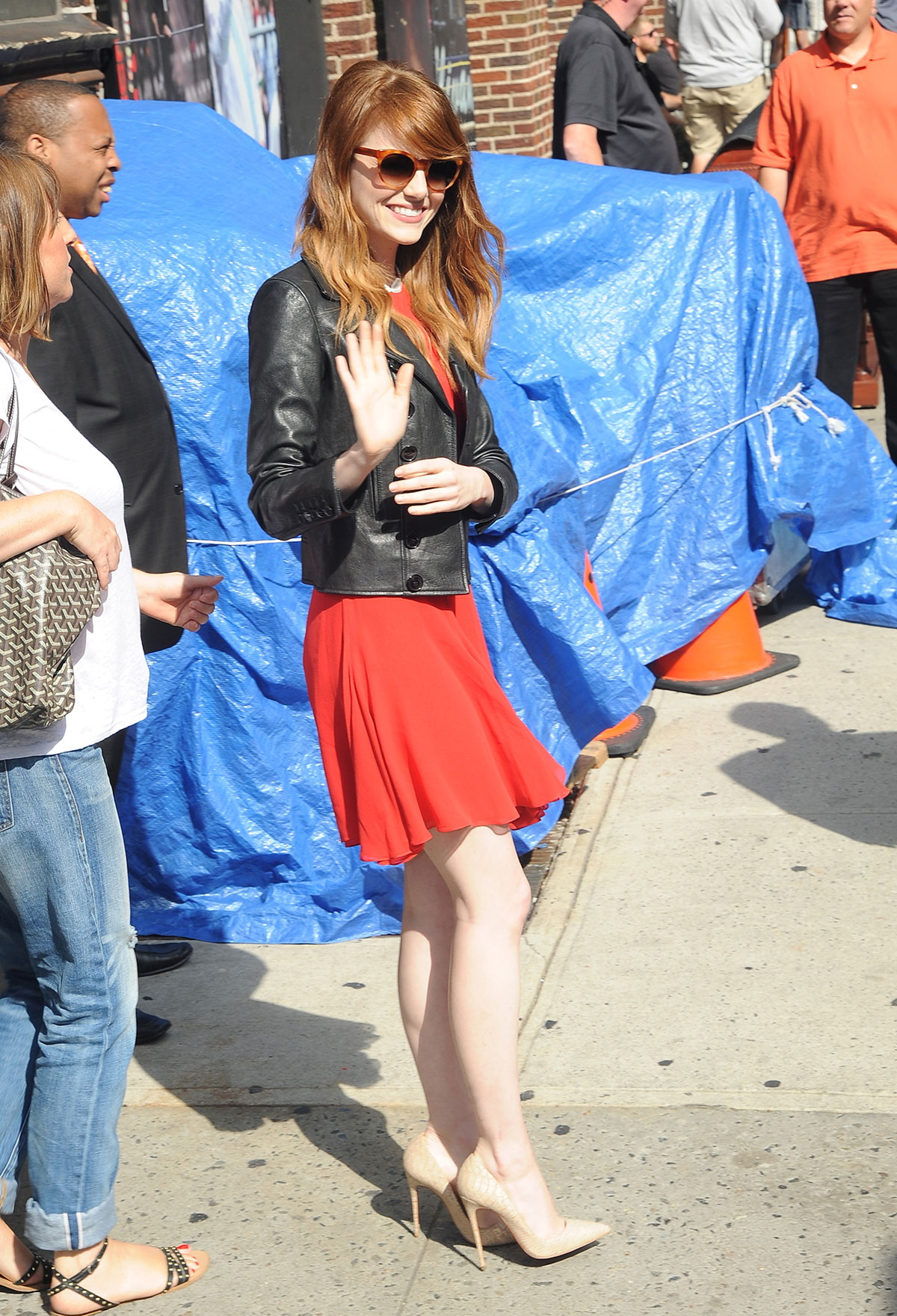 Emma Stone at Late Show with David Letterman