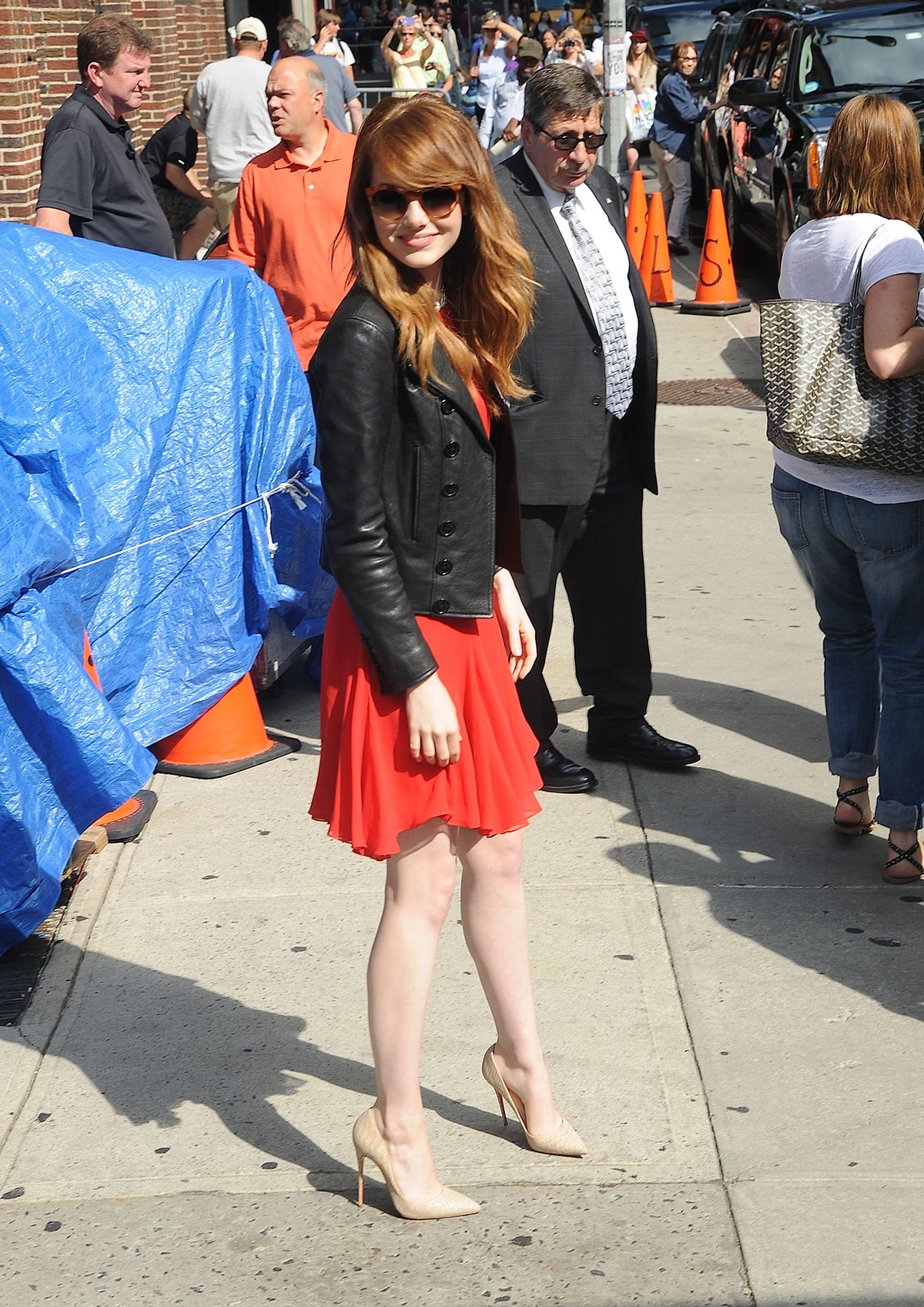 Emma Stone at Late Show with David Letterman