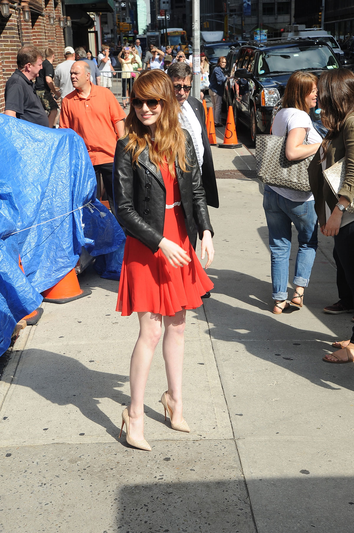 Emma Stone at Late Show with David Letterman