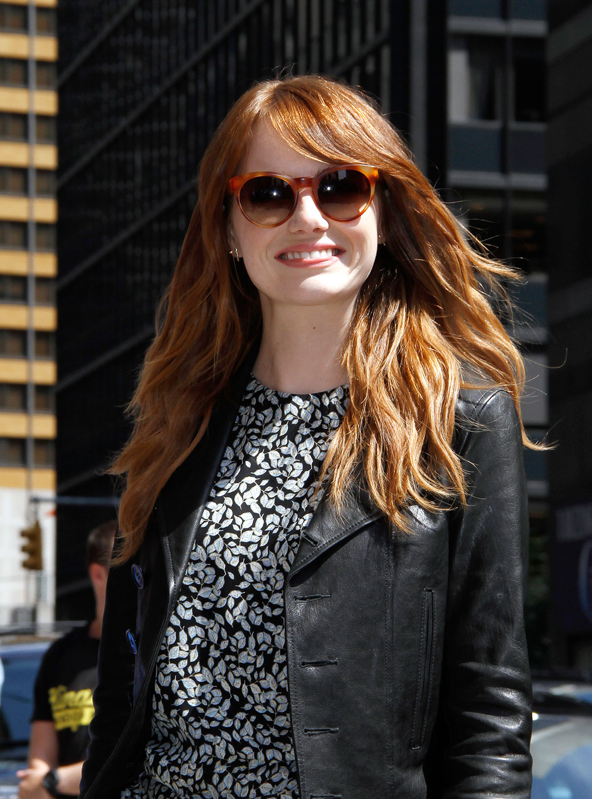 Emma Stone at Late Show with David Letterman