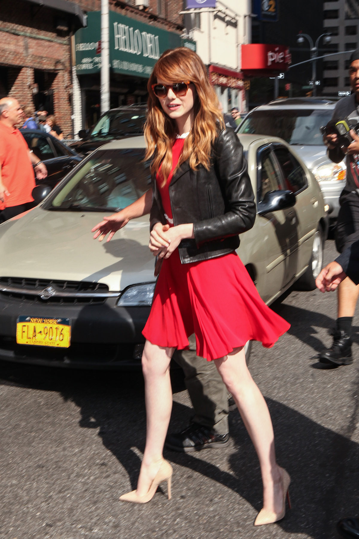 Emma Stone at Late Show with David Letterman