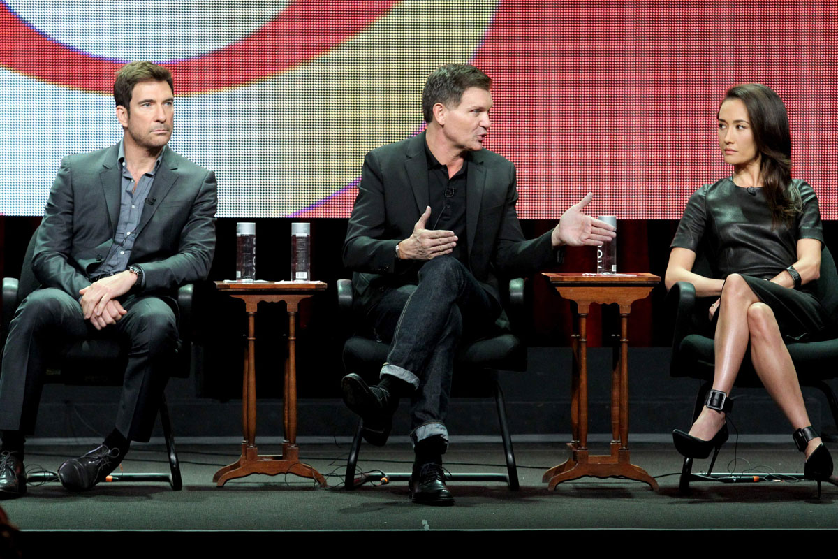 Maggie Q attends CBS Summer TCA Tour