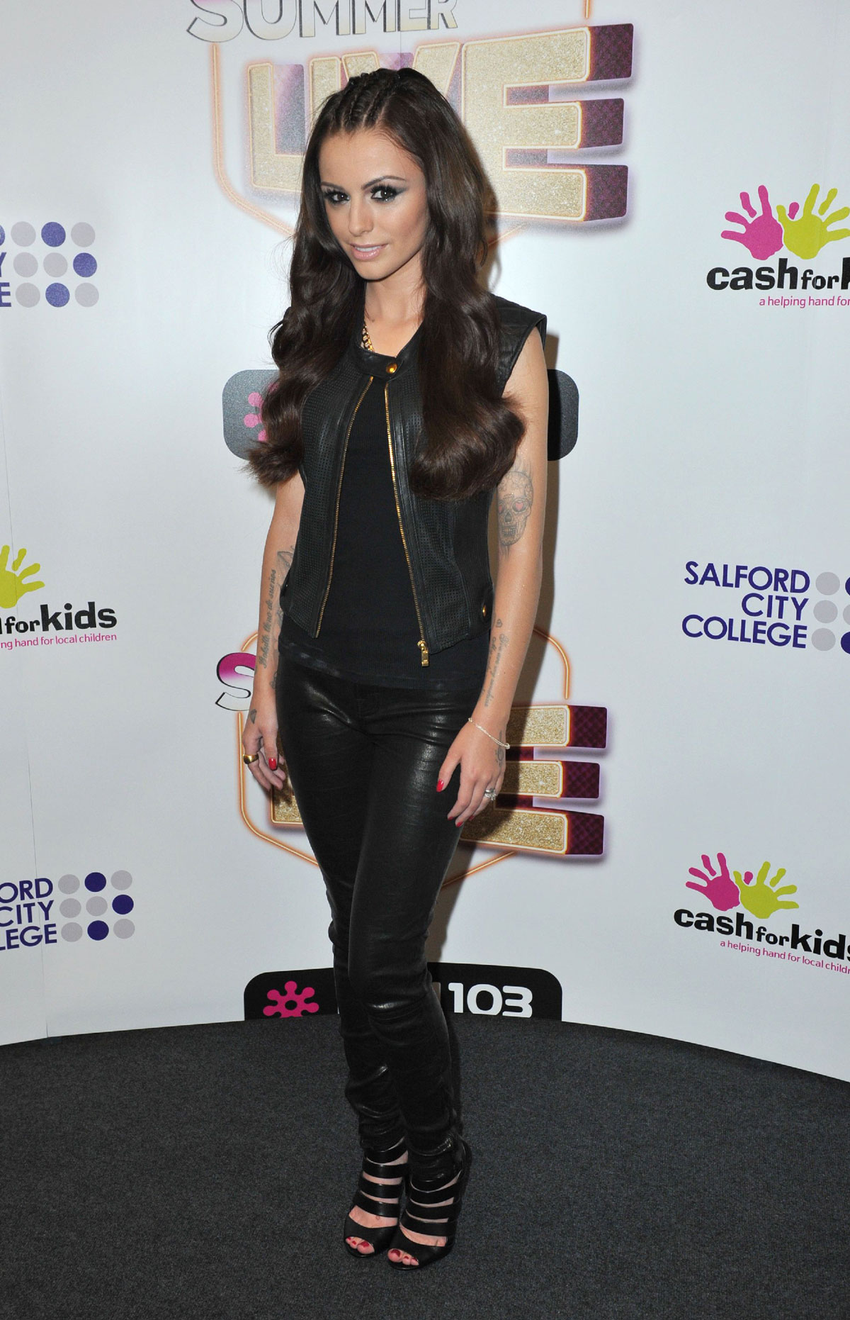 Cher Lloyd arrives at Key 103 Summertime Live