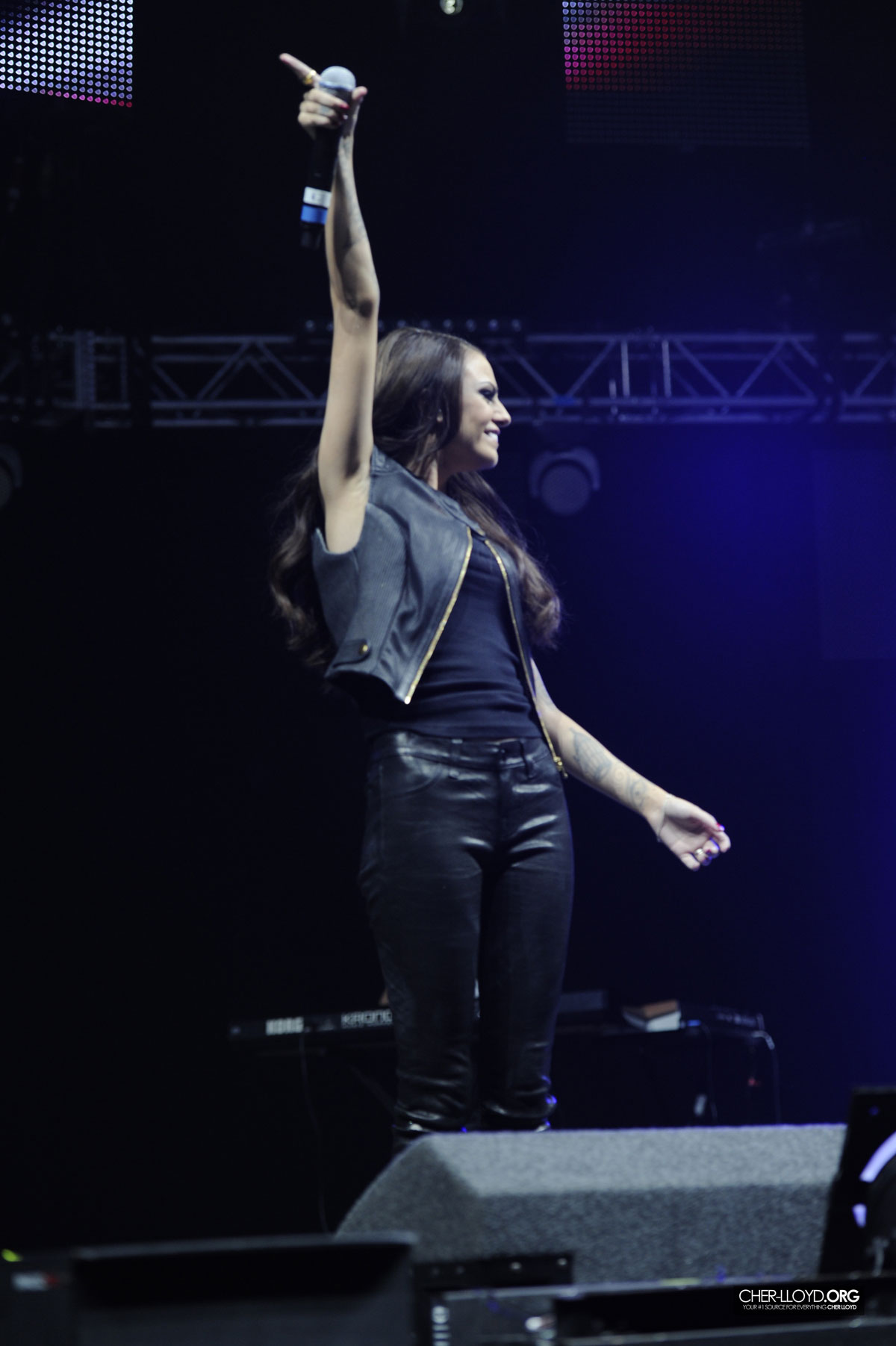 Cher Lloyd performs at Key 103 Live