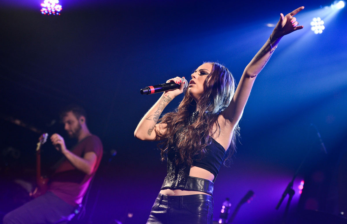 Cher Lloyd performing at G-A-Y Nightclub