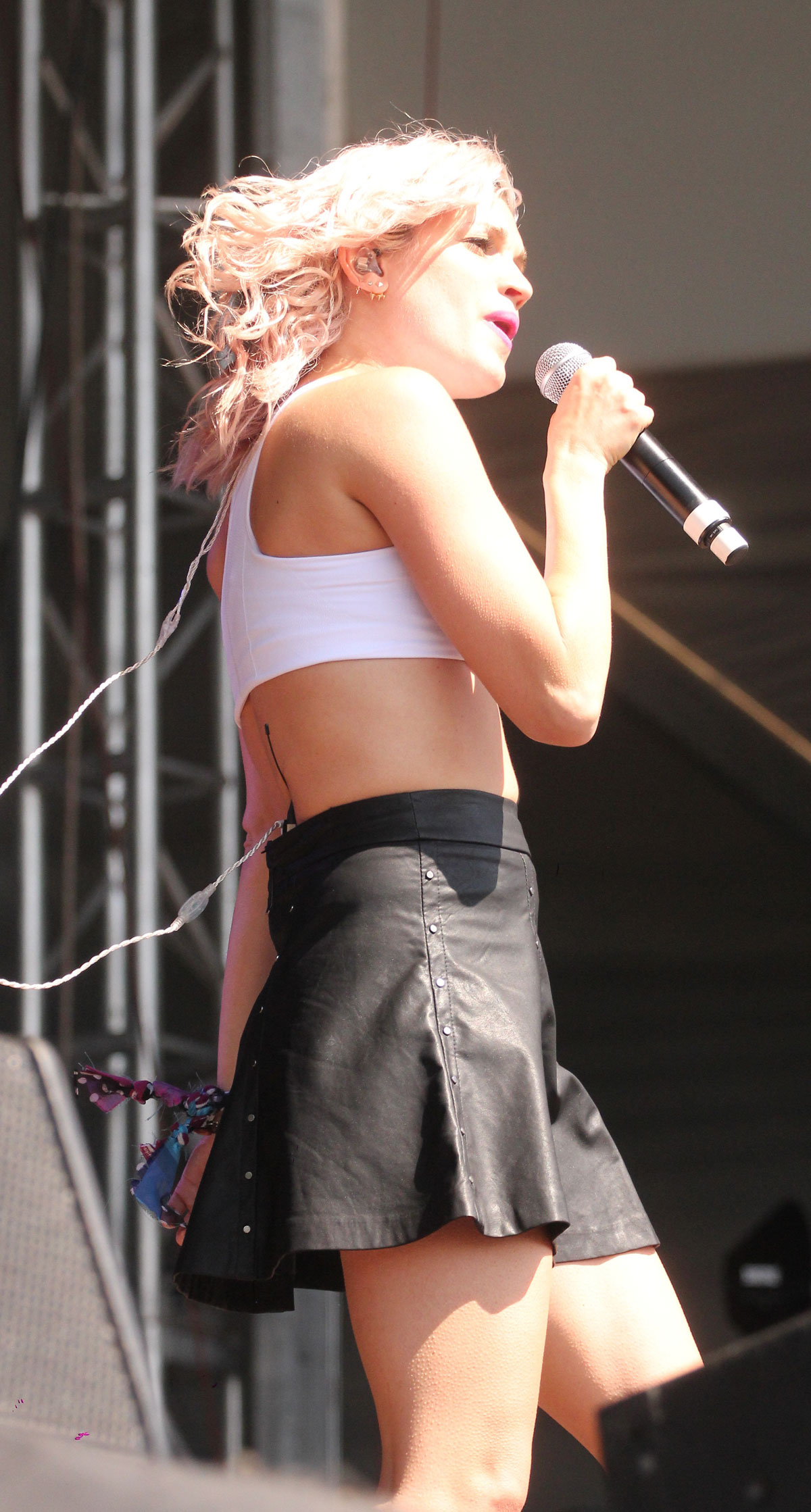 Ashley Roberts performs at the Guilfest festival