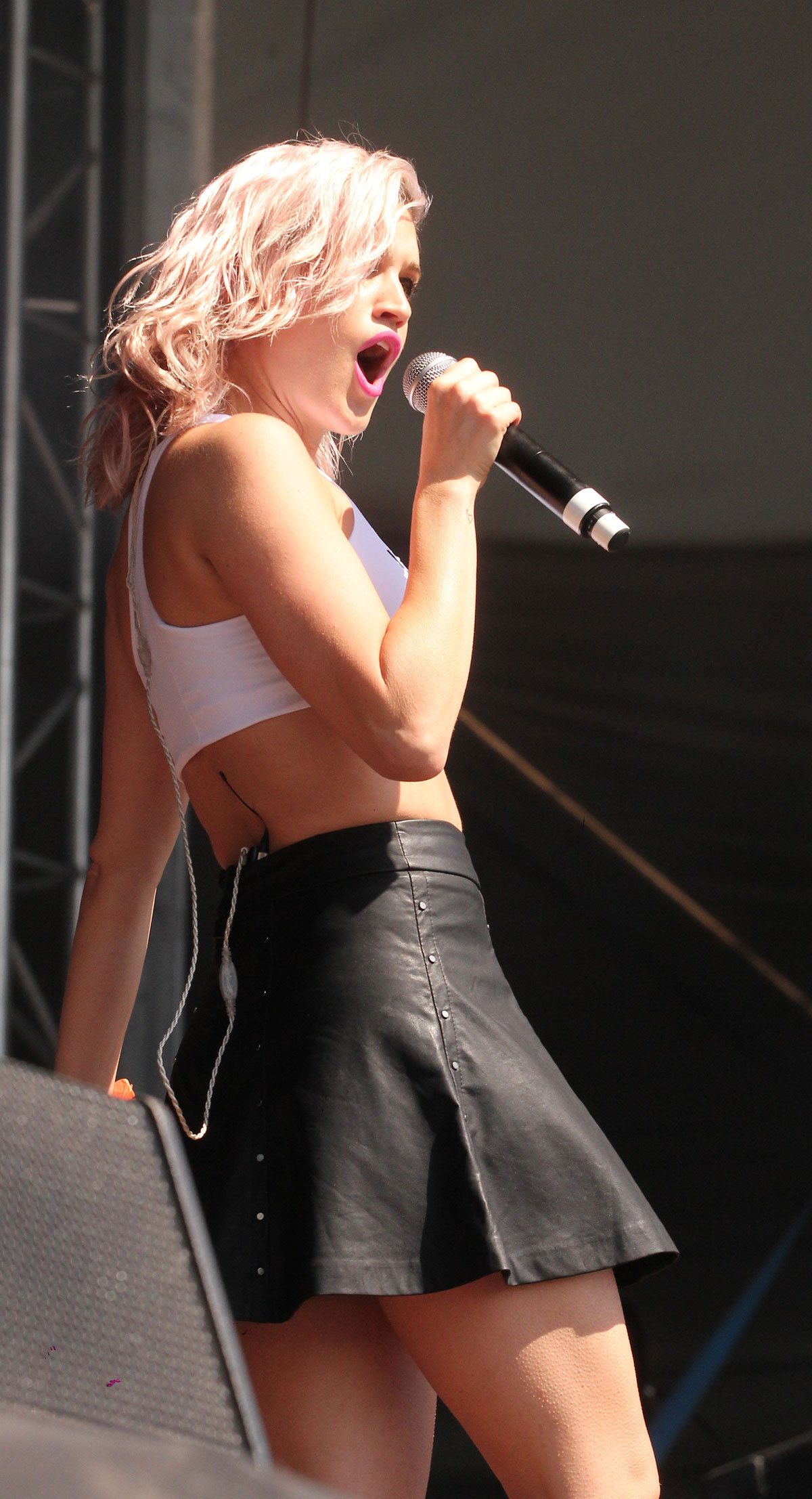 Ashley Roberts performs at the Guilfest festival