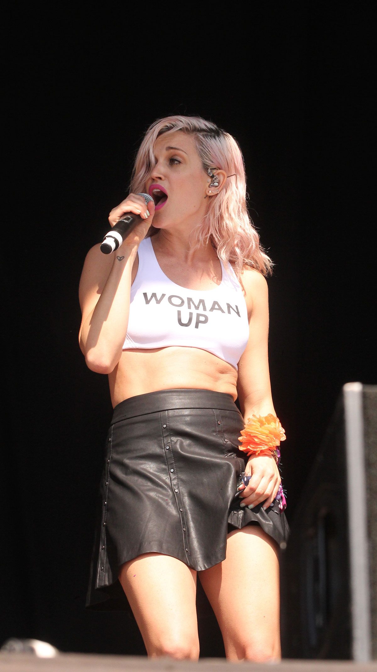 Ashley Roberts performs at the Guilfest festival