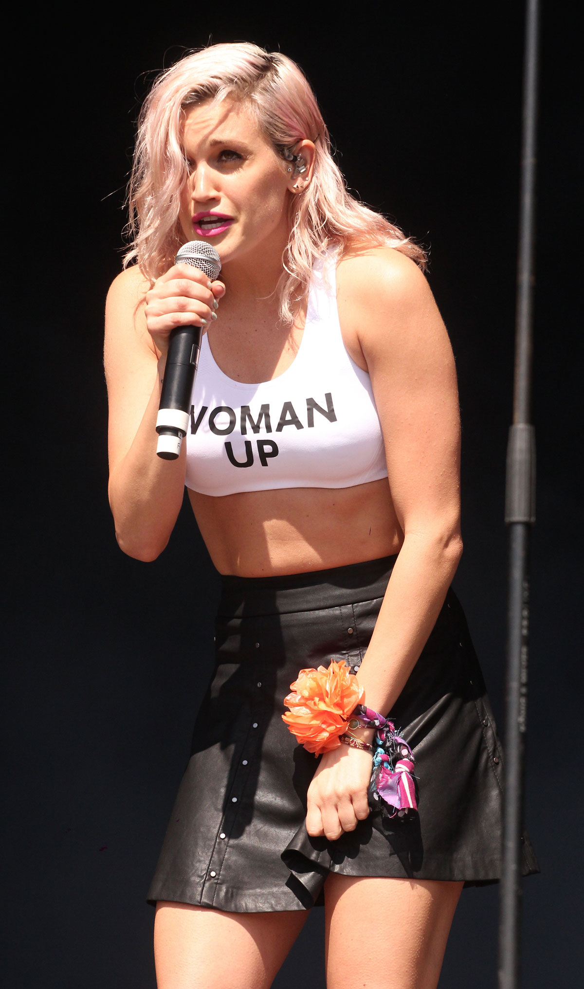 Ashley Roberts performs at the Guilfest festival