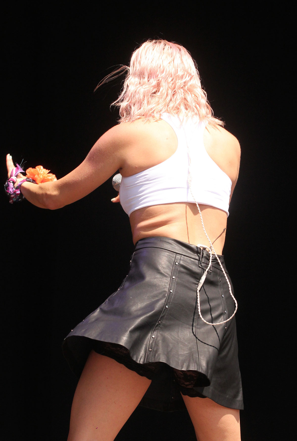 Ashley Roberts performs at the Guilfest festival