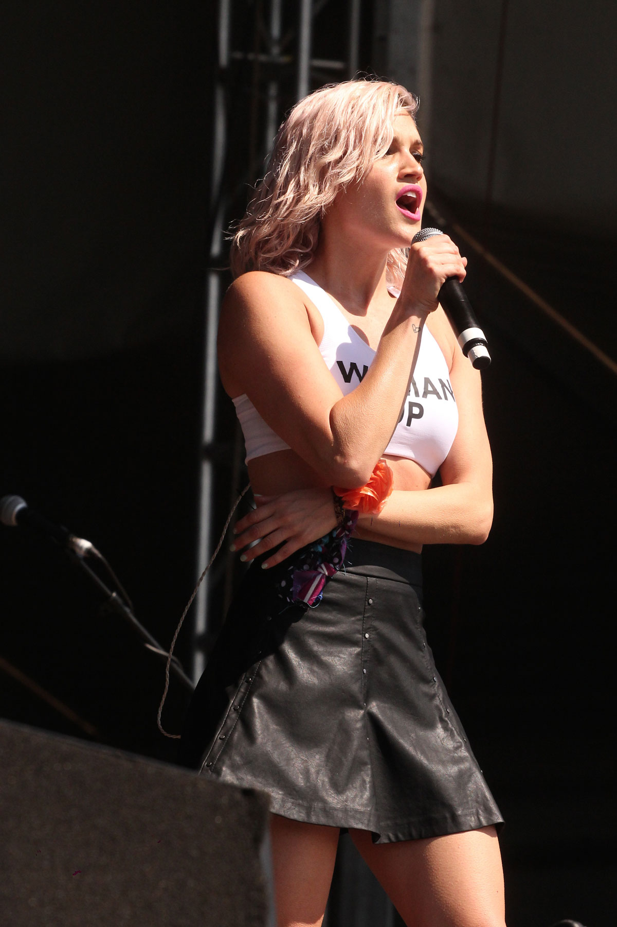 Ashley Roberts performs at the Guilfest festival